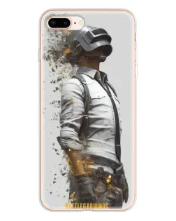Чохол для iPhone 8 Plus з картинкою «PUBG — боєць у пилу»