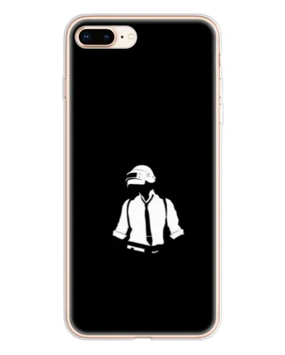 Чохол для iPhone 8 Plus з картинкою «PUBG — білий шолом»