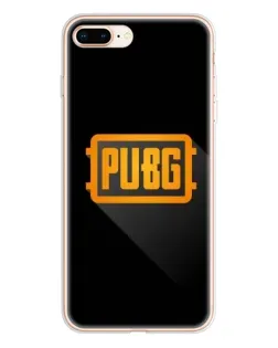Чохол для iPhone 8 Plus з картинкою «PUBG — рамка лого»