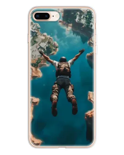 Чохол для iPhone 8 Plus з картинкою «PUBG — вільне падіння»