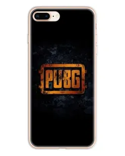 Чохол для iPhone 8 Plus з картинкою «PUBG — золотий логотип»