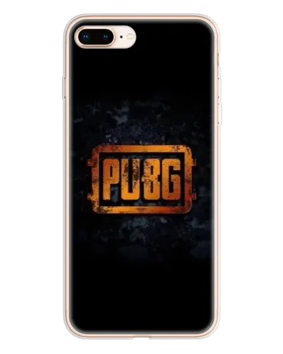 Чохол для iPhone 8 Plus з картинкою «PUBG — золотий логотип»