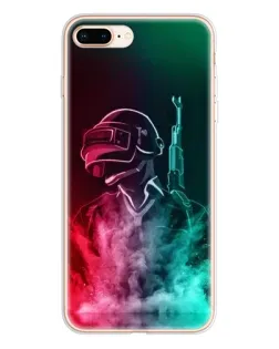 Чохол для iPhone 8 Plus з картинкою «PUBG — вогняний воїн»