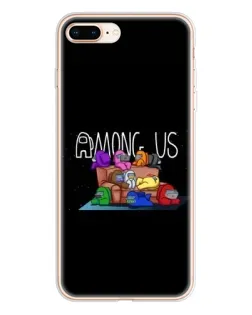 Чохол для iPhone 8 Plus з картинкою «Логотип Among Us»