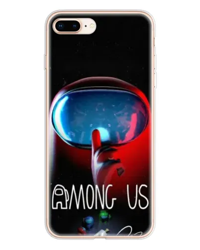 Чохол для iPhone 8 Plus з картинкою «Червоний імпостер — макро» Чохол для iPhone 8 Plus з картинкою «Червоний імпостер — макро»