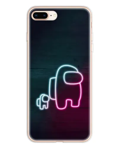 Чохол для iPhone 8 Plus з картинкою «Among Us неон-арт» Чохол для iPhone 8 Plus з картинкою «Among Us неон-арт»