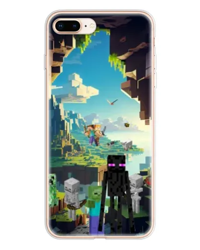 Чохол для iPhone 8 Plus з картинкою «Ендермен у лісі»