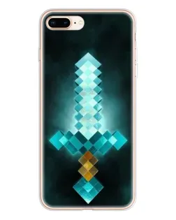 Чохол для iPhone 8 Plus з картинкою «Алмазний меч неон»