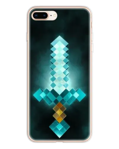 Чохол для iPhone 8 Plus з картинкою «Алмазний меч неон»