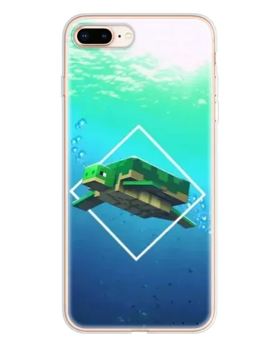 Чохол для iPhone 8 Plus з картинкою «Черепаха Minecraft»