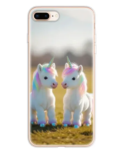 Чохол для iPhone 8 Plus з картинкою «Пара єдинорогів» Чохол для iPhone 8 Plus з картинкою «Пара єдинорогів»