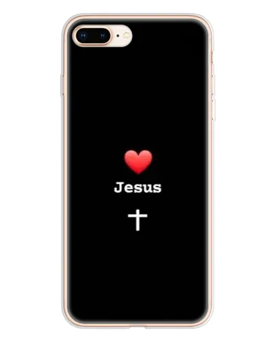 Чохол для iPhone 8 Plus з картинкою «Серце - Jesus» Чохол для iPhone 8 Plus з картинкою «Серце - Jesus»
