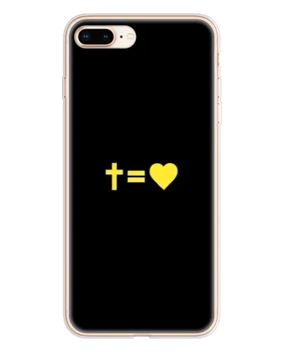 Чохол для iPhone 8 Plus з картинкою «Серце та Хрест» Чохол для iPhone 8 Plus з картинкою «Серце та Хрест»
