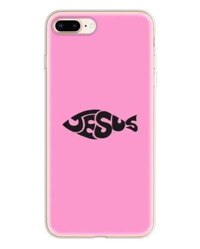 Чохол для iPhone 8 Plus з картинкою «Рожевий символ Jesus» Чохол для iPhone 8 Plus з картинкою «Рожевий символ Jesus»