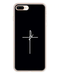 Чехол для iPhone 8 Plus с картинкой «Тонкий крест»