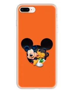 Чехол для iPhone 8 Plus с картинкой «Сердце Микки Минни»