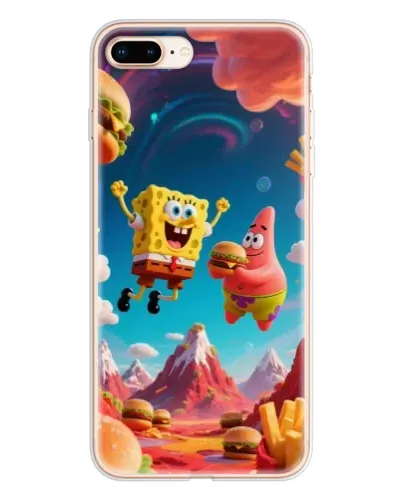 Чохол для iPhone 8 Plus з картинкою «Космічний фастфуд» Чохол для iPhone 8 Plus з картинкою «Космічний фастфуд»