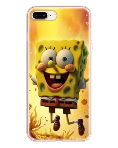 Чохол для iPhone 8 Plus з картинкою «Губка Боб стрибає» Чохол для iPhone 8 Plus з картинкою «Губка Боб стрибає»