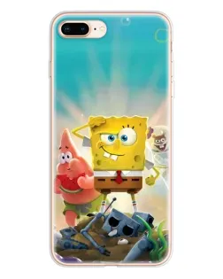 Чохол для iPhone 8 Plus з картинкою «Спанч Боб переможець»