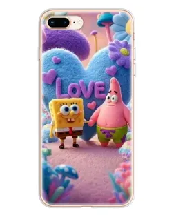 Чехол для iPhone 8 Plus с картинкой «Губка Боб Патрик»