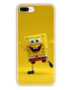 Чохол для iPhone 8 Plus з картинкою «Позитивний Губка Боб»