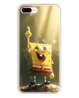 Чохол для iPhone 8 Plus з картинкою «Сяючий Спанч Боб»