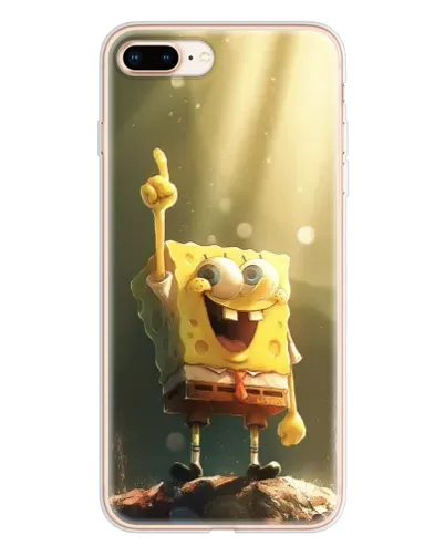 Чохол для iPhone 8 Plus з картинкою «Сяючий Спанч Боб» Чохол для iPhone 8 Plus з картинкою «Сяючий Спанч Боб»