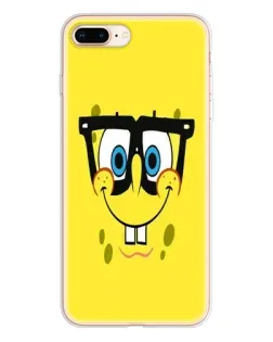 Чехол для iPhone 8 Plus с картинкой «Минималистичный Спанч Боб»