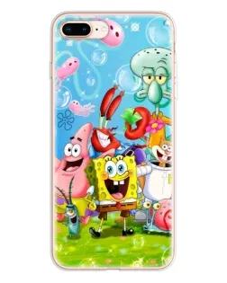 Чехол для iPhone 8 Plus с картинкой «Губка Боб и друзья»