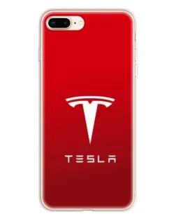 Чохол для iPhone 8 Plus з картинкою «Tesla Red Classic»