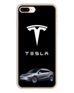 Чохол для iPhone 8 Plus з картинкою «Tesla Model Y»