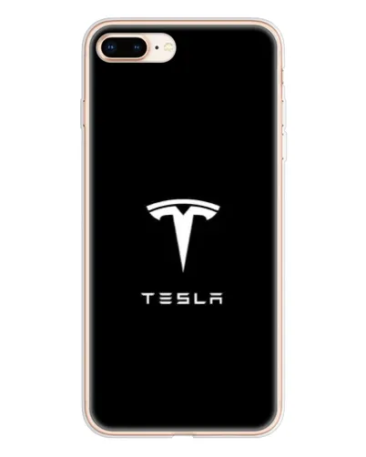 Чохол для iPhone 8 Plus з картинкою «Tesla White Logo» Чохол для iPhone 8 Plus з картинкою «Tesla White Logo»