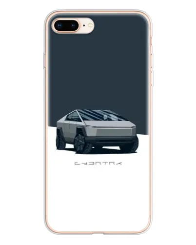 Чохол для iPhone 8 Plus з картинкою «Сріблястий Cybertruck Tesla» Чохол для iPhone 8 Plus з картинкою «Сріблястий Cybertruck Tesla»