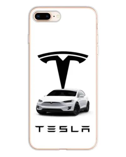 Чохол для iPhone 8 Plus з картинкою «Tesla White Style» Чохол для iPhone 8 Plus з картинкою «Tesla White Style»