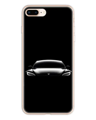 Чохол для iPhone 8 Plus з картинкою «Фари Tesla Night» Чохол для iPhone 8 Plus з картинкою «Фари Tesla Night»