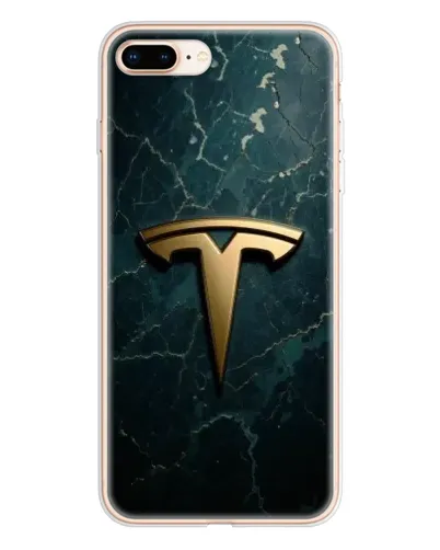 Чохол для iPhone 8 Plus з картинкою «Мармурова Tesla Gold» Чохол для iPhone 8 Plus з картинкою «Мармурова Tesla Gold»