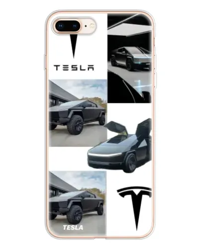 Чохол для iPhone 8 Plus з картинкою «Колаж Cybertruck Tesla» Чохол для iPhone 8 Plus з картинкою «Колаж Cybertruck Tesla»