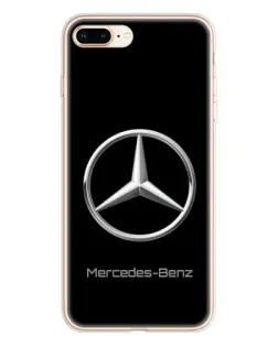 Чохол для iPhone 8 Plus з картинкою «Mercedes Silver Logo»