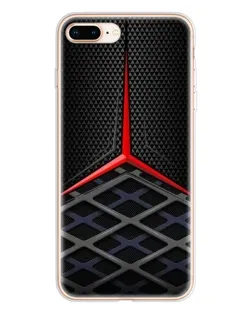 Чохол для iPhone 8 Plus з картинкою «Mercedes Carbon Grid»