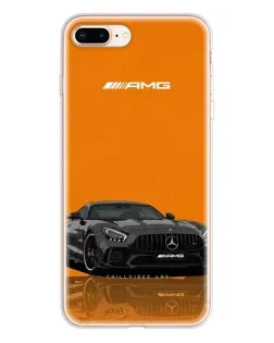 Чохол для iPhone 8 Plus з картинкою «Помаранчевий Mercedes AMG»