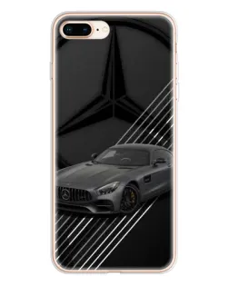 Чохол для iPhone 8 Plus з картинкою «Mercedes AMG — графіка»