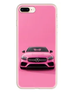 Чохол для iPhone 8 Plus з картинкою «Рожевий Mercedes AMG»