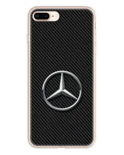 Чохол для iPhone 8 Plus з картинкою «Карбоновий Mercedes стиль»