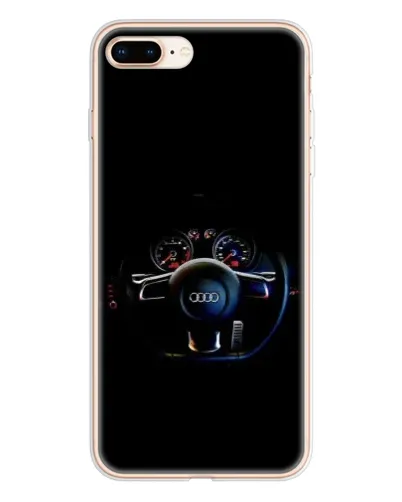 Чохол для iPhone 8 Plus з картинкою «Салон Audi — кермо» Чохол для iPhone 8 Plus з картинкою «Салон Audi — кермо»
