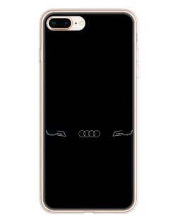 Чохол для iPhone 8 Plus з картинкою «Audi — світловий підпис»