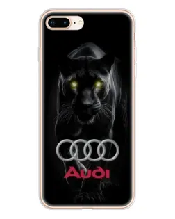 Чохол для iPhone 8 Plus з картинкою «Пантера та Audi»