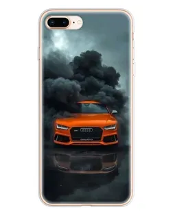 Чохол для iPhone 8 Plus з картинкою «Audi у хмарах диму»