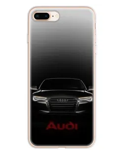 Чохол для iPhone 8 Plus з картинкою «Audi — градієнтний контур»