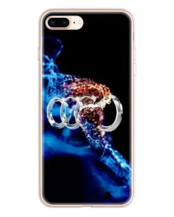 Чохол для iPhone 8 Plus з картинкою «Енергія лого Audi»