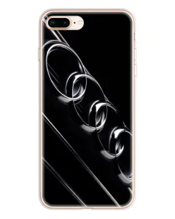 Чохол для iPhone 8 Plus з картинкою «Audi — абстрактні кільця»